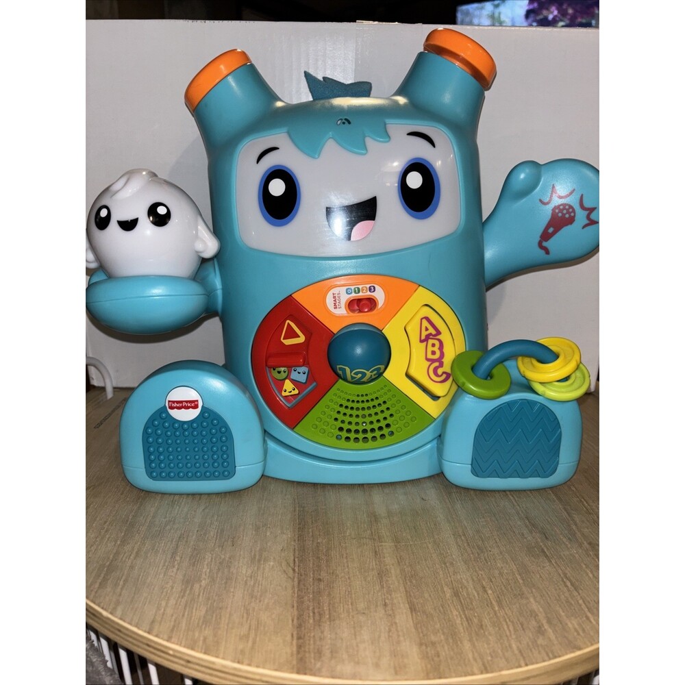 Fisher-Price Dance & Groove Rockit Interactive Learning Toy Blue yeti Recorder